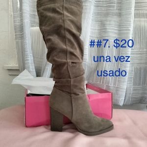 I am selling used shoes and a dog outfit